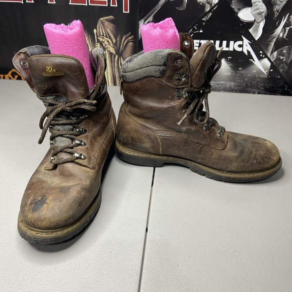 Chippewa Birkhead 8" Steel Toe Work Boot Brown Mens Size 9.5 M - Picture 4 of 8